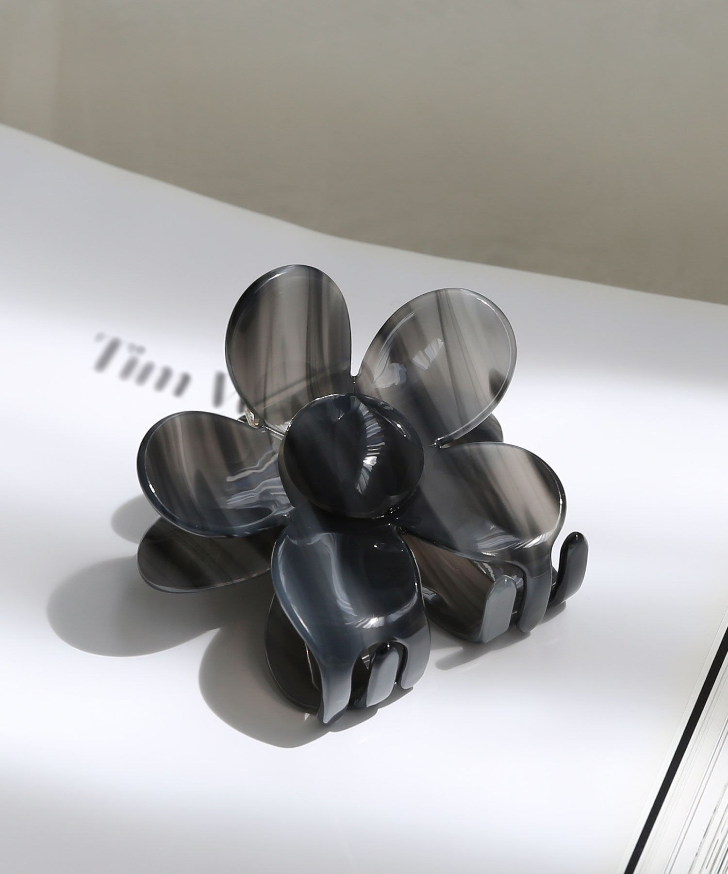 ファッションメンズお薦め|【コレカラ/colleca la】 マーブルフラワーバンスクリップ