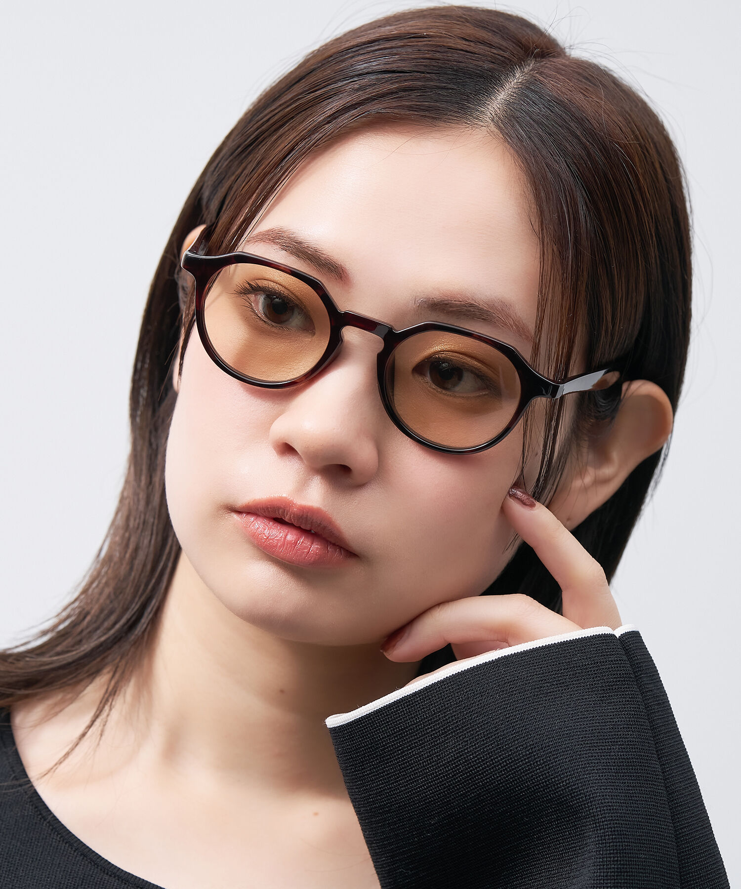 Zoff｜AOI IHARA クリア サングラス （UV100%カット クリアレンズ