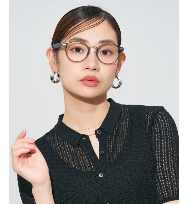 ファッションメンズのイチオシ|【ゾフ/Zoff】 ボストン型 メガネ | 中顔面短縮みえメガネ レザー調 ラバーテンプル 伊達メガネ CLASSIC レンズ交換券付