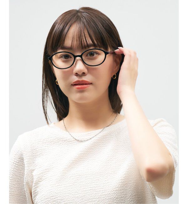 ファッションメンズお薦め|【ゾフ/Zoff】 Zoff｜AOI IHARA オーバル型 クリア サングラス （UV100%カット クリアレンズ） 紫外線対策 UVカット 