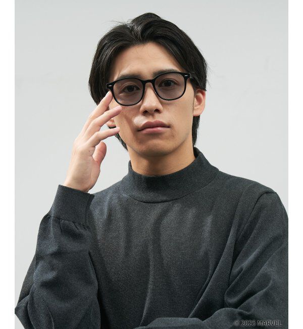 メンズファッションオススメ|【ゾフ/Zoff】 MARVEL COLLECTION デッドプール & ウルヴァリン ウェリントン型 サングラス | 紫外線対策 UVカット