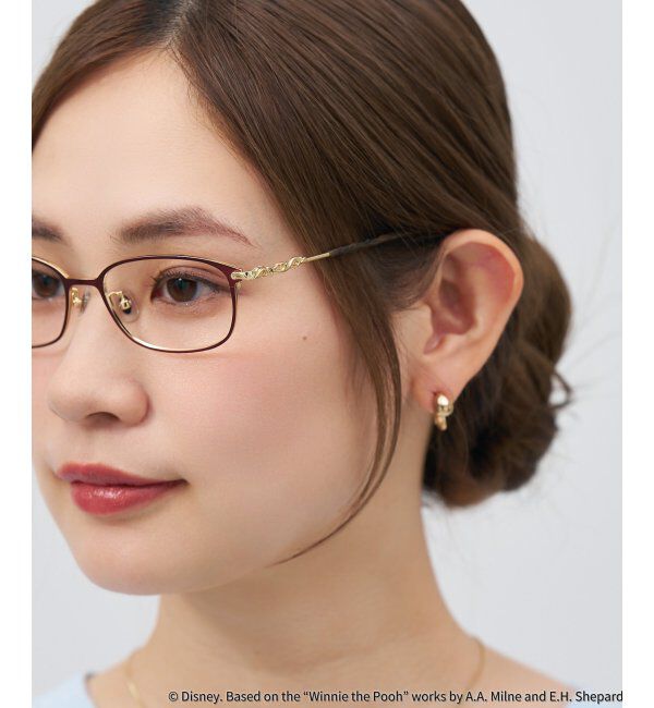 モテ系ファッションメンズ|【ゾフ/Zoff】 ウェリントン型 メガネ | 軽量、眼鏡、くまのプーさん Zoff レンズ交換券付 レンズ交換券付