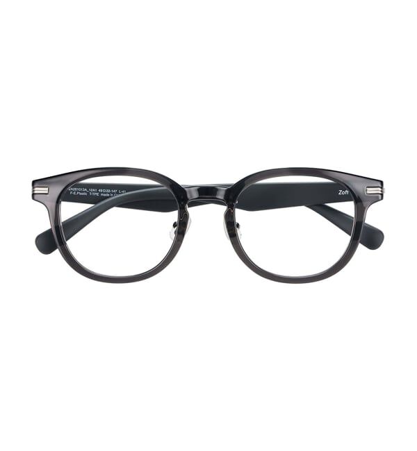ファッションメンズのイチオシ|【ゾフ/Zoff】 ウェリントン型 メガネ | レザー調、ラバーテンプル Zoff レンズ交換券付 レンズ交換券付