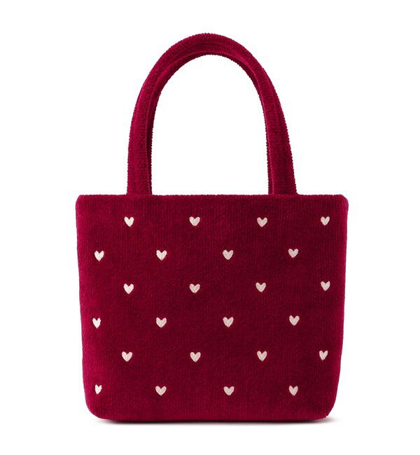 FEILER ラブラリー ハート型ポーチ ラブラリーハート ネイビー