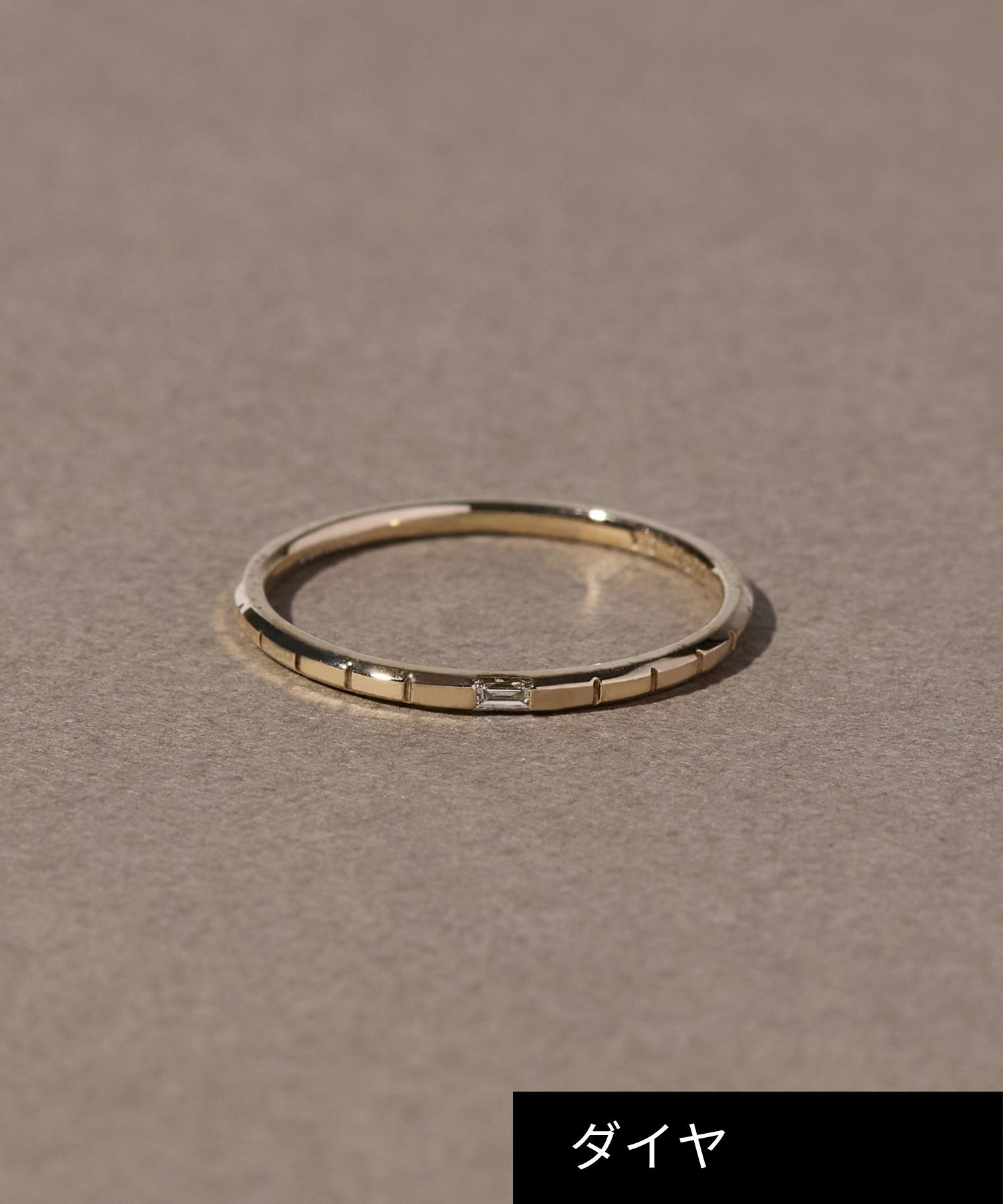 ファッションメンズのイチオシ|【ジュピター/JUPITER】 【K10】バケットカットダイヤモンドリング