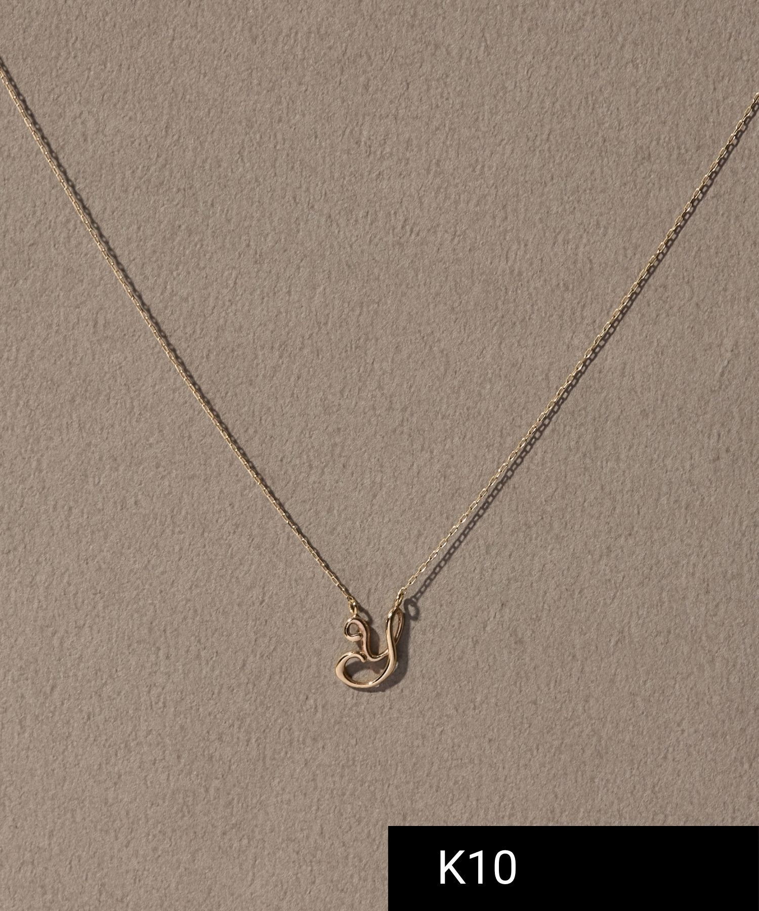 【ジュピター/JUPITER】 【K10】イニシャルネックレス