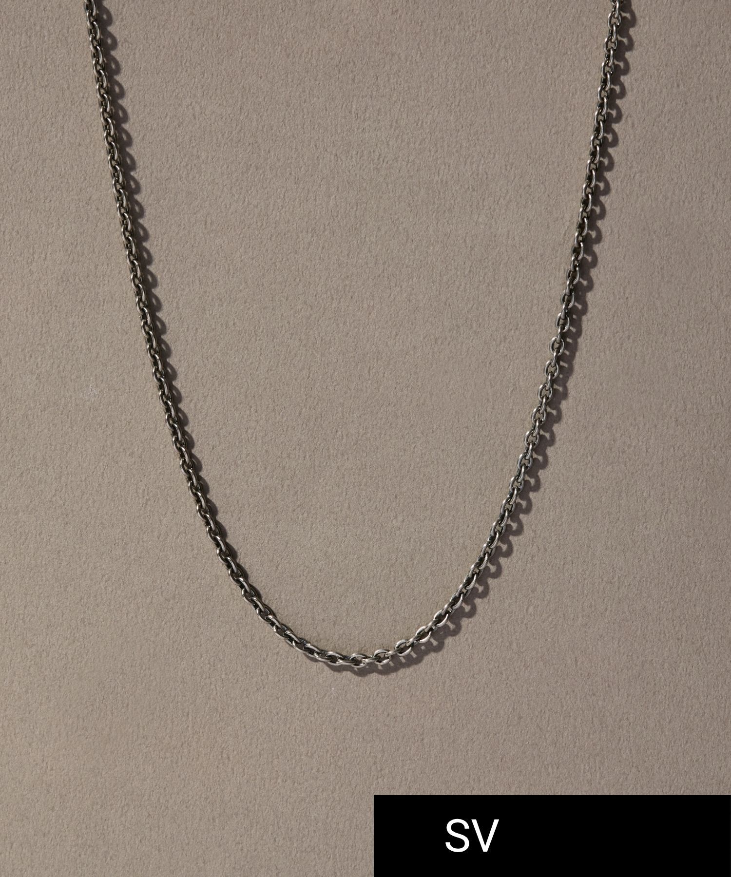 【ジュピター/JUPITER】 【SV】いぶしチェーンネックレス