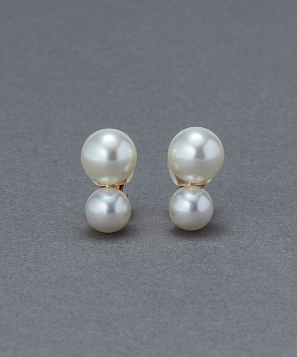 【フィービィー/Phoebe】 ツインパールイヤリング
