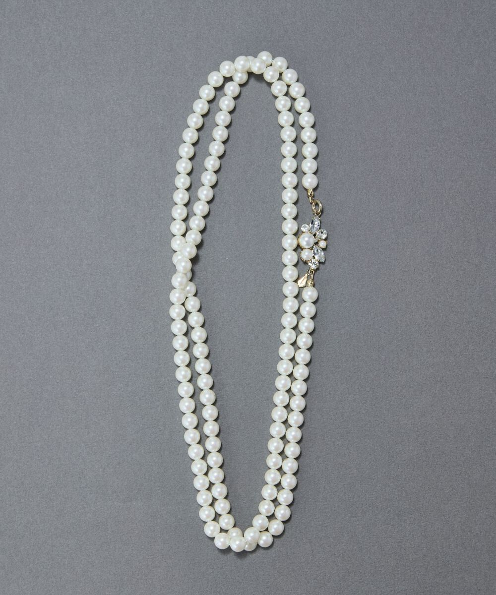 【フィービィー/Phoebe】 ブルーミングロングパールネックレス