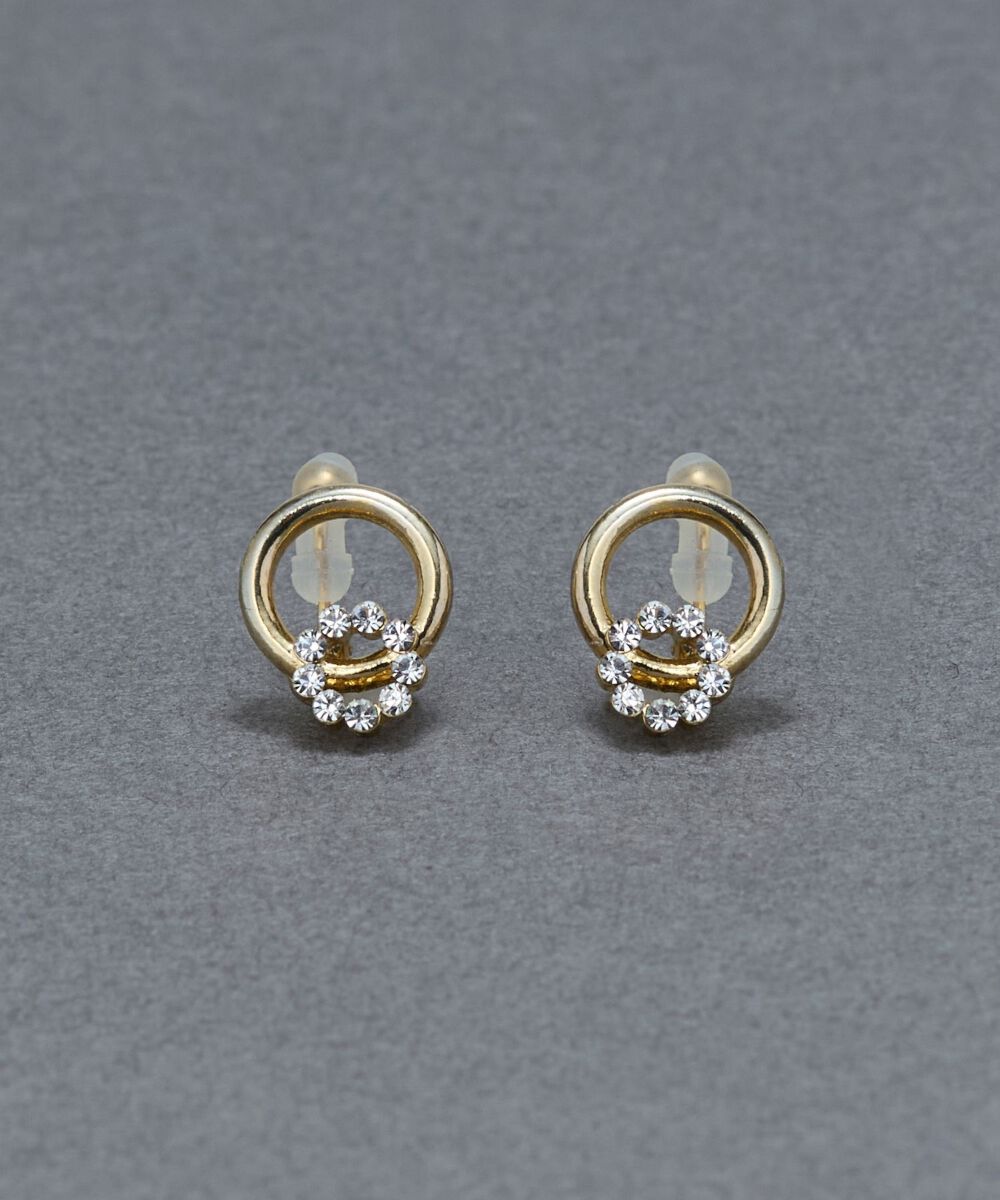 【フィービィー/Phoebe】 【金属アレルギー対応】【痛くないシリーズ】デリケートビジューライトフィットイヤリング