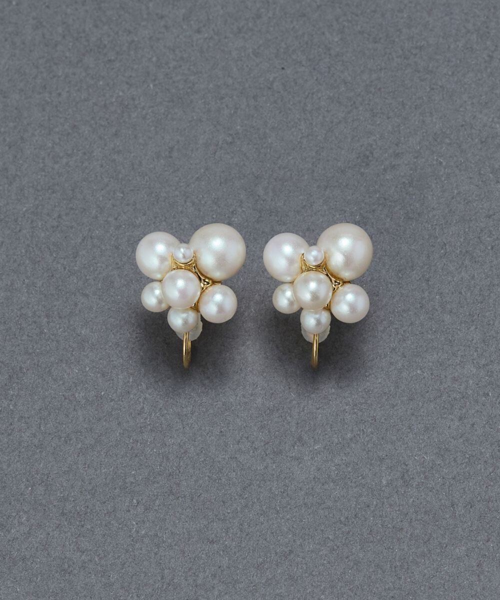 【フィービィー/Phoebe】 【金属アレルギー対応】【痛くないシリーズ】ファンシーパールライトフィットイヤリング