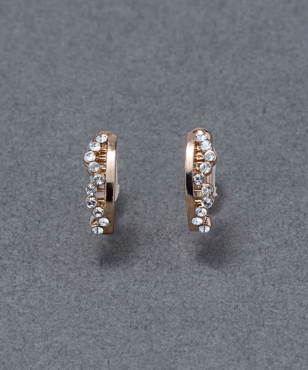 【フィービィー/Phoebe】 【金属アレルギー対応】【痛くないシリーズ】ミルキーウェイライトフィットイヤリング ローズゴールド