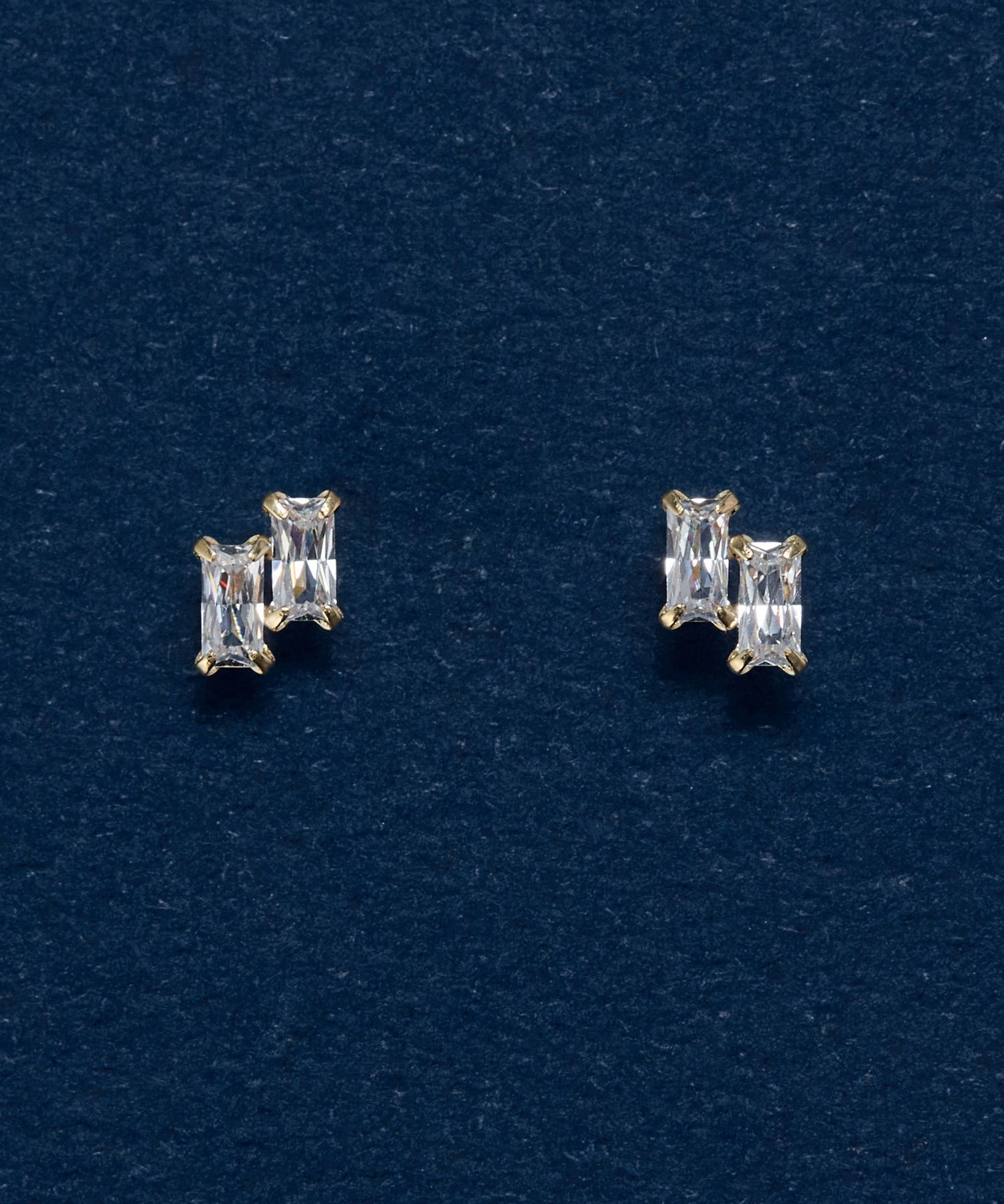 【フィービィー/Phoebe】 【K10】ツインバケットピアス ゴールド/BOX付き