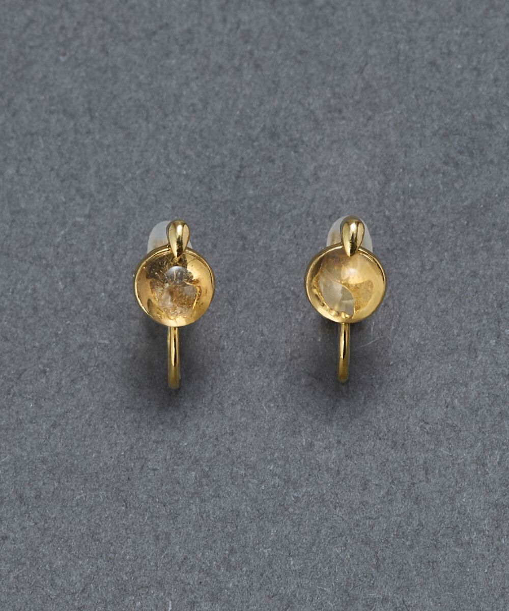 【フィービィー/Phoebe】 【痛くないシリーズ】パワーストーンライトフィットイヤリング シトリン/天然石