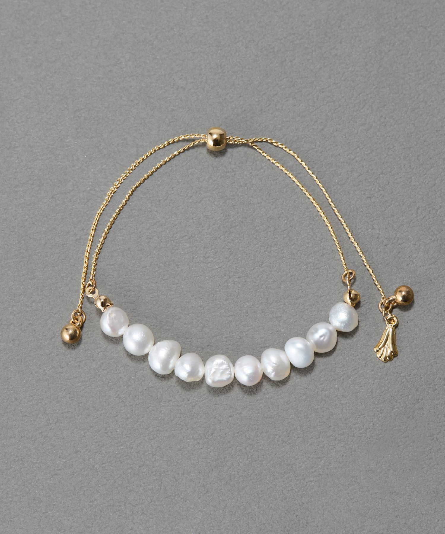 【フィービィー/Phoebe】 フレッシュウォーターパールブレスレット ゴールド/淡水パール