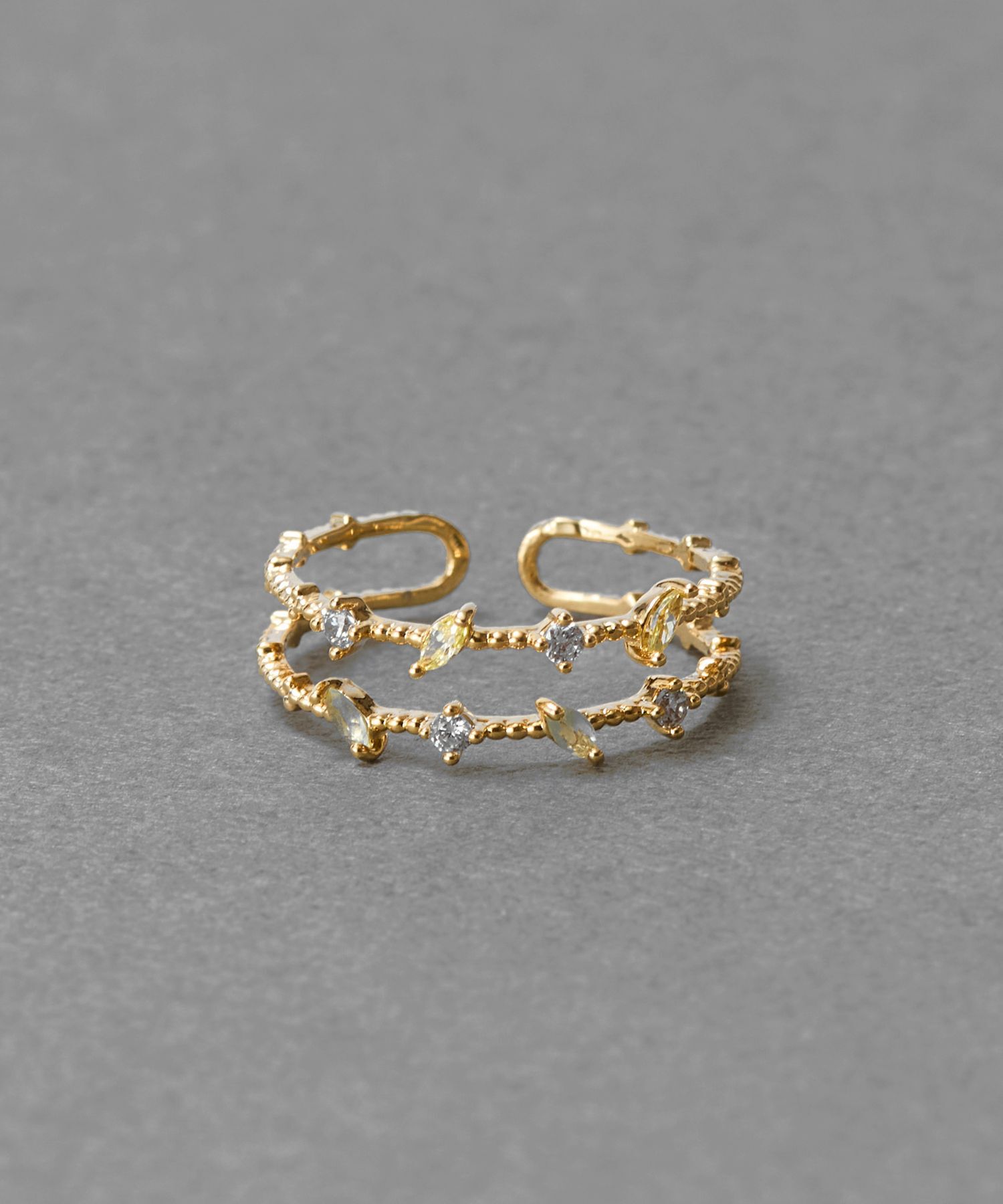 メンズファッションの一押し|【フィービィー/Phoebe】 ハーモニーカラーダブルラインリング