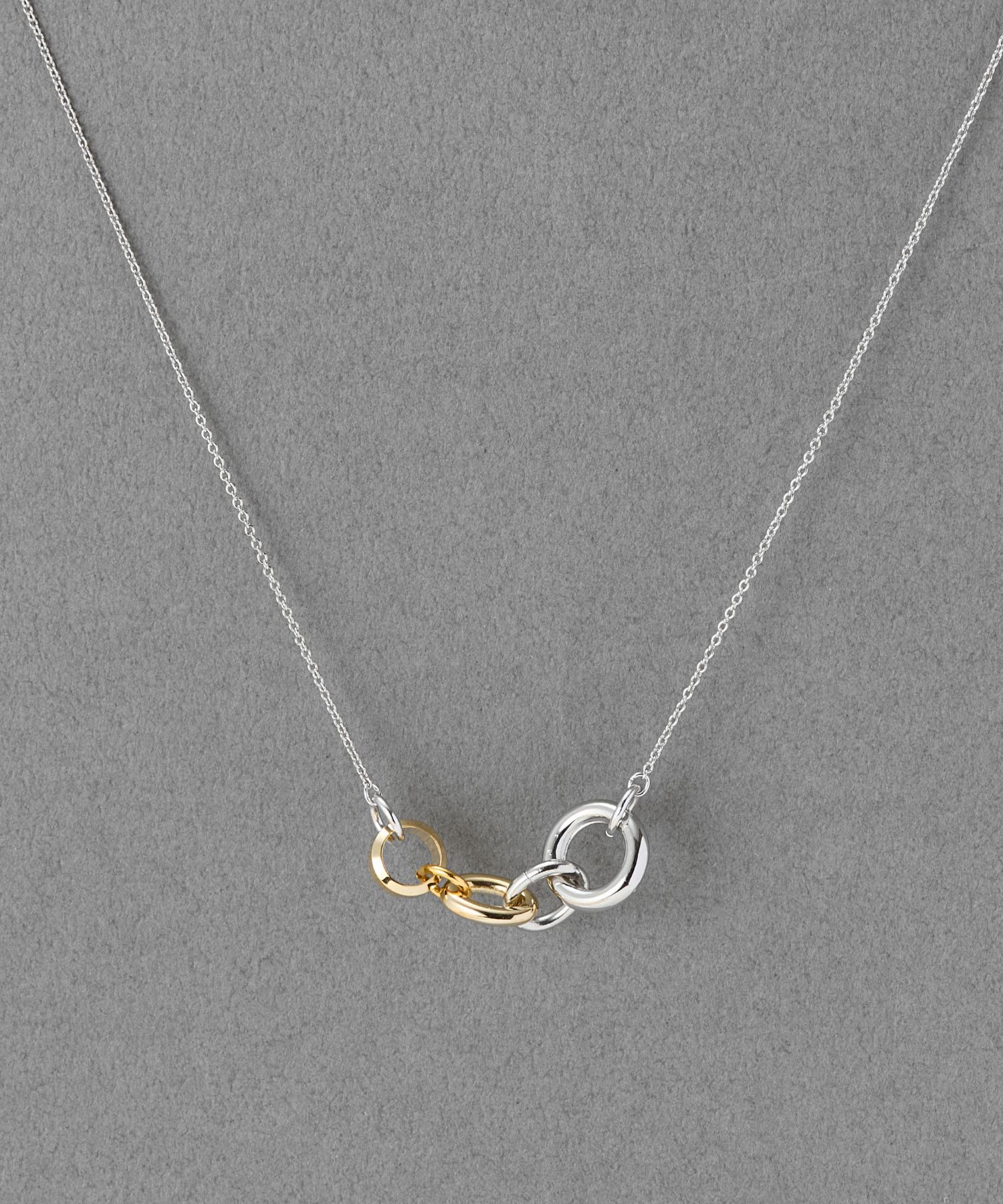 【フィービィー/Phoebe】 【金属アレルギー対応】ミックスループメタルネックレス シルバー