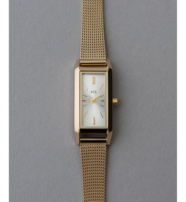ete ウォッチ トノーフェイス イエローゴールド 腕時計 トノーフェイス