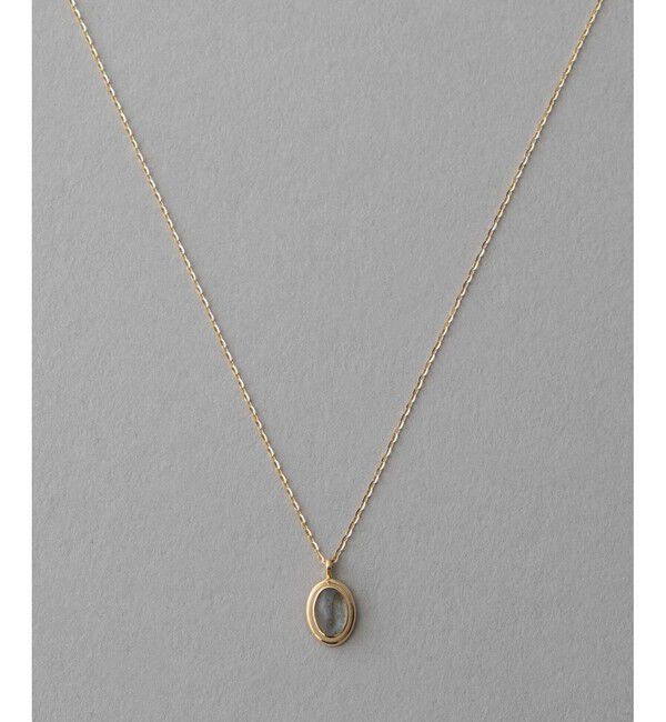 【エテ/ete】 K10YG ヴェール ナチュラルストーン ネックレス