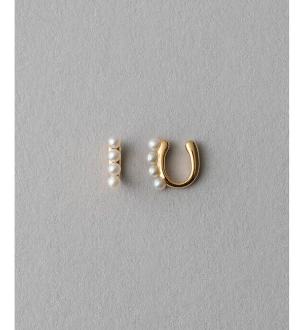 【エテ/ete】 パール タイトイヤリング