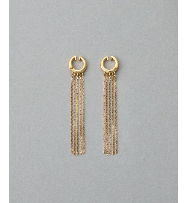 【エテ/ete】 フリンジ ハグイヤリング