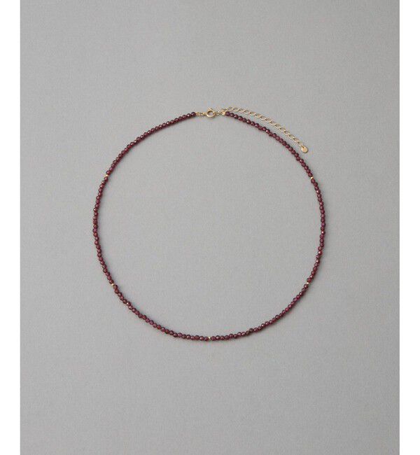 【エテ/ete】 [ガーネット] K10YG ビーズ チョーカー