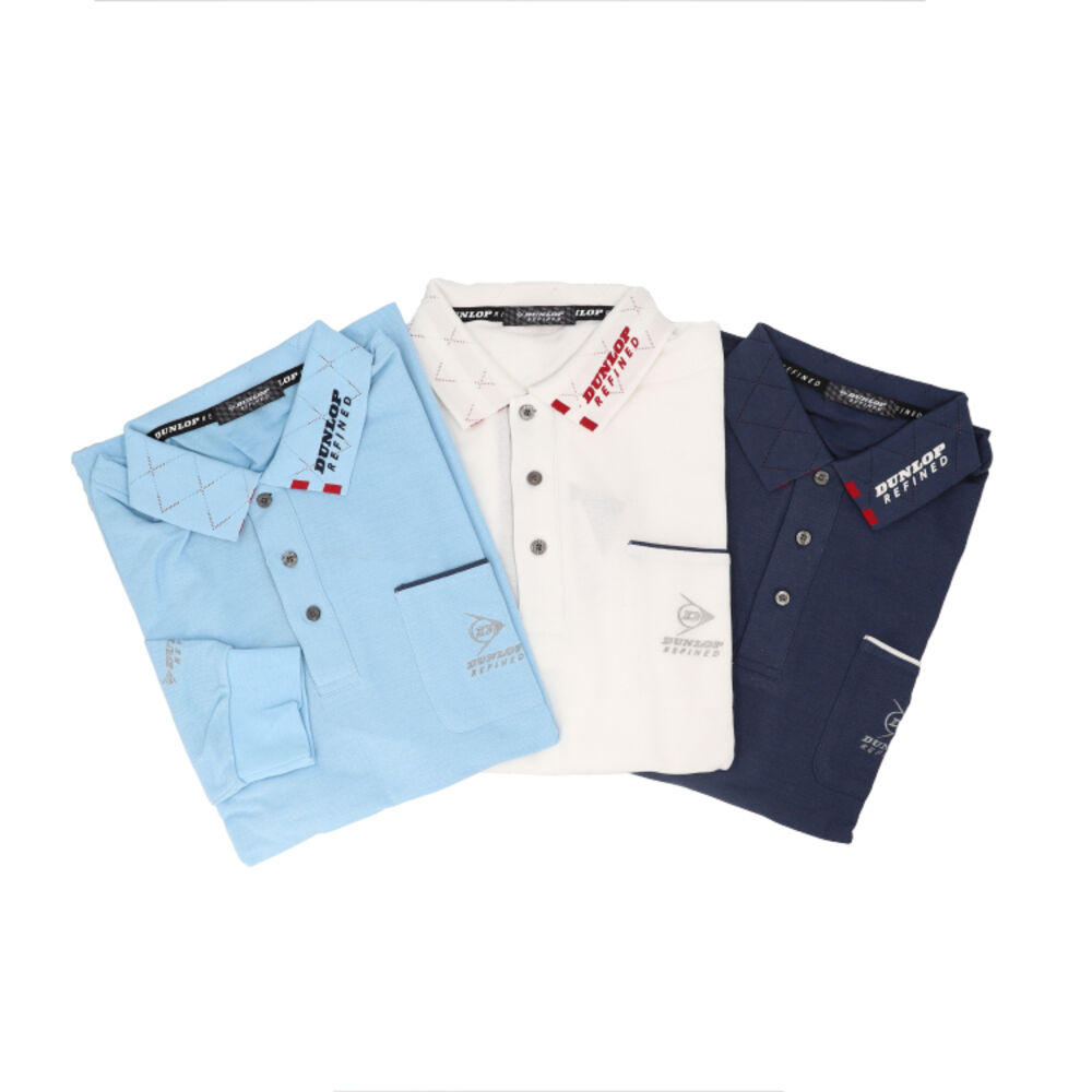 【バックヤードファミリー/BACKYARD FAMILY】 ダンロップ リファインド ポロシャツ 3色組 957855 通販 衿ジャカード シャツ