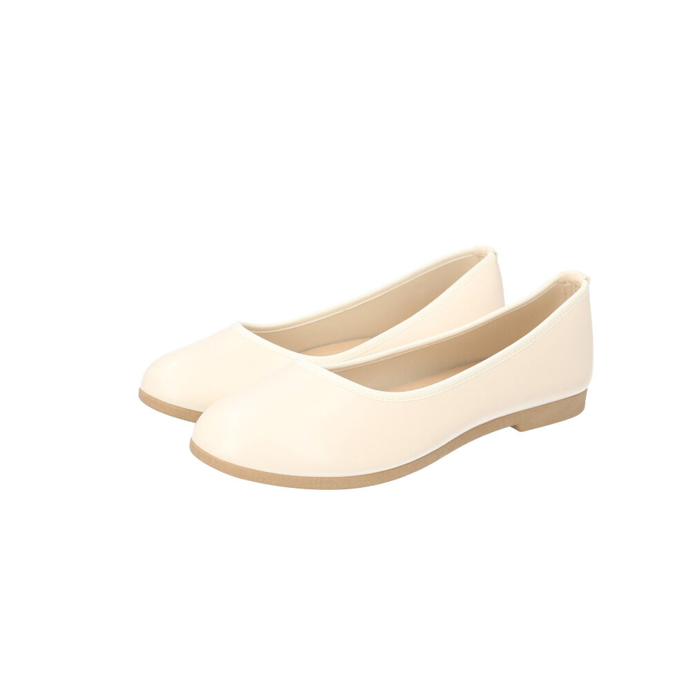 【バックヤードファミリー/BACKYARD FAMILY】 パンプス ラウンド 通販 フラットシューズ フラットパンプス レディース 靴 合皮 フェイクレザー