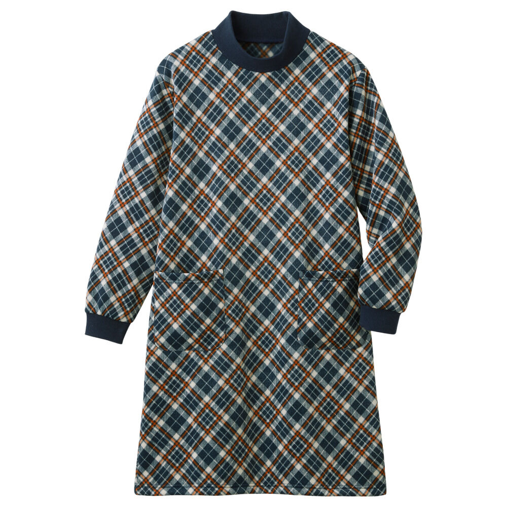 ファッションメンズなら|【バックヤードファミリー/BACKYARD FAMILY】 チュニック 長袖 裏起毛 通販 ロングチュニック 長袖チュニック レディース 割烹着 かぶるだけ