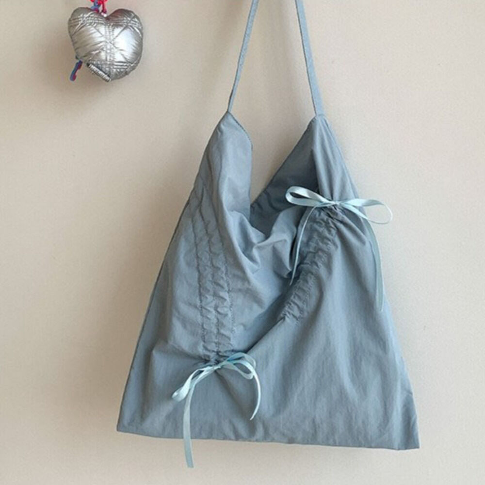 ファッションメンズなら|【バックヤードファミリー/BACKYARD FAMILY】 トートバッグ くしゅくしゅ リボン 通販 トート バッグ バック ショルダーバッグ 肩掛け