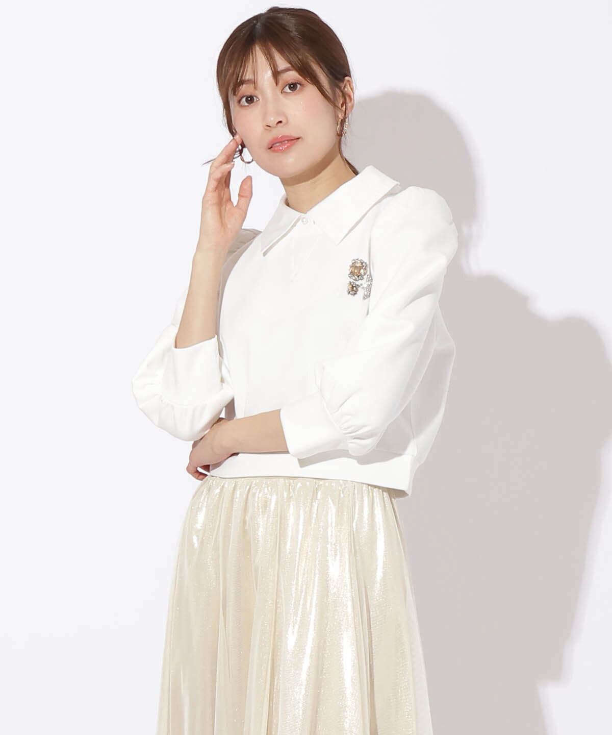 ファッションメンズのイチオシ|【アンドクチュール/AND COUTURE】 襟付きダンボールプルオーバー