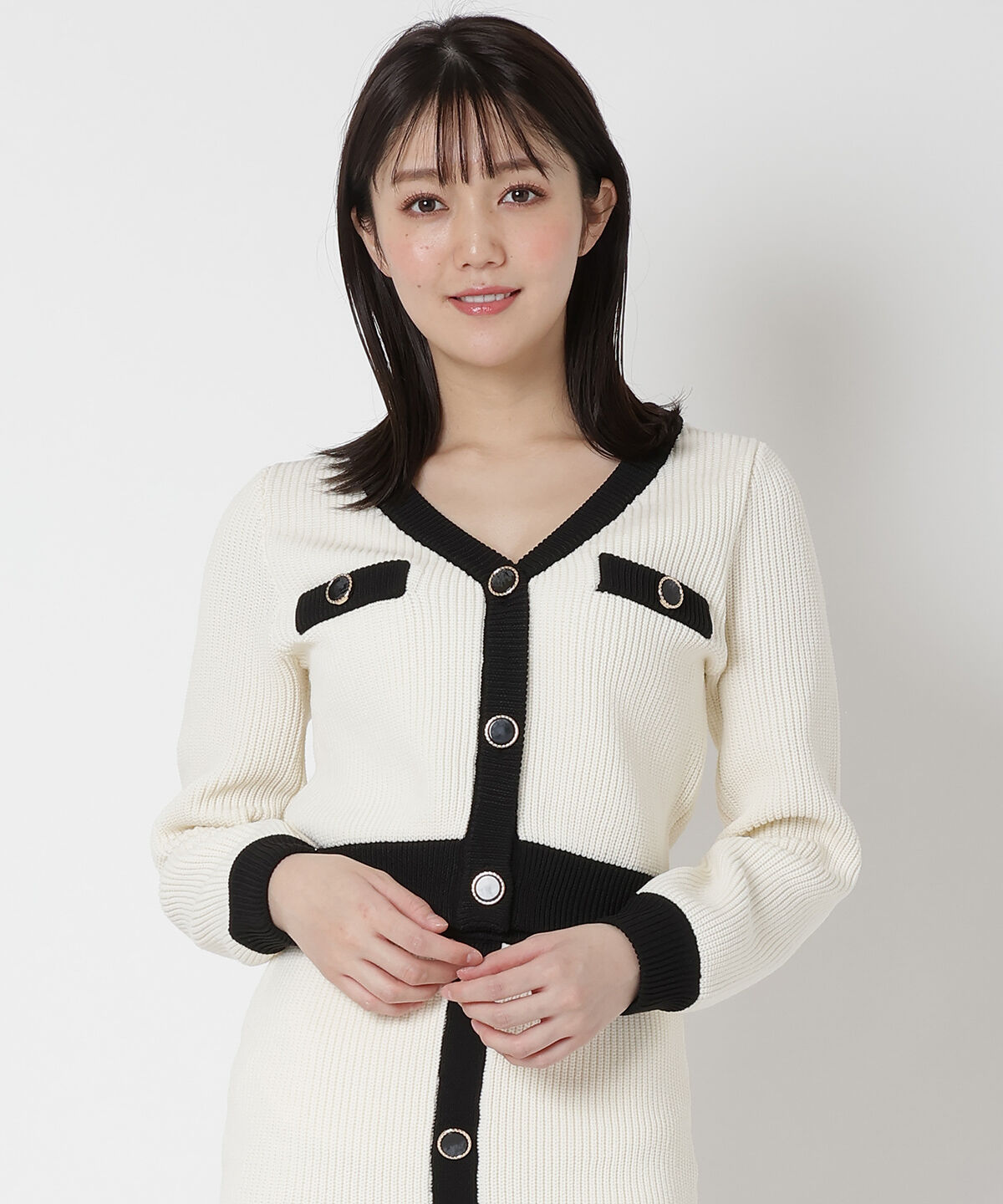 メンズファッションオススメ|【レディアゼル/REDYAZEL】 配色ニットカーディガン