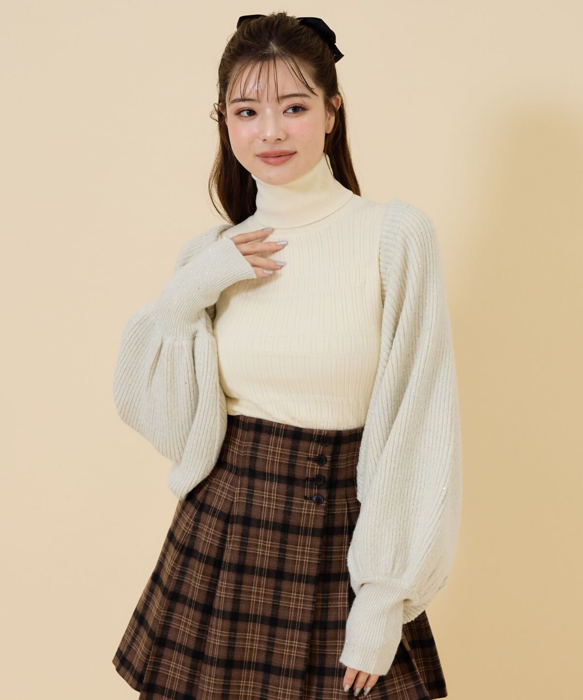 モテ系メンズファッション|【レディアゼル/REDYAZEL】 ラメニットボレロ