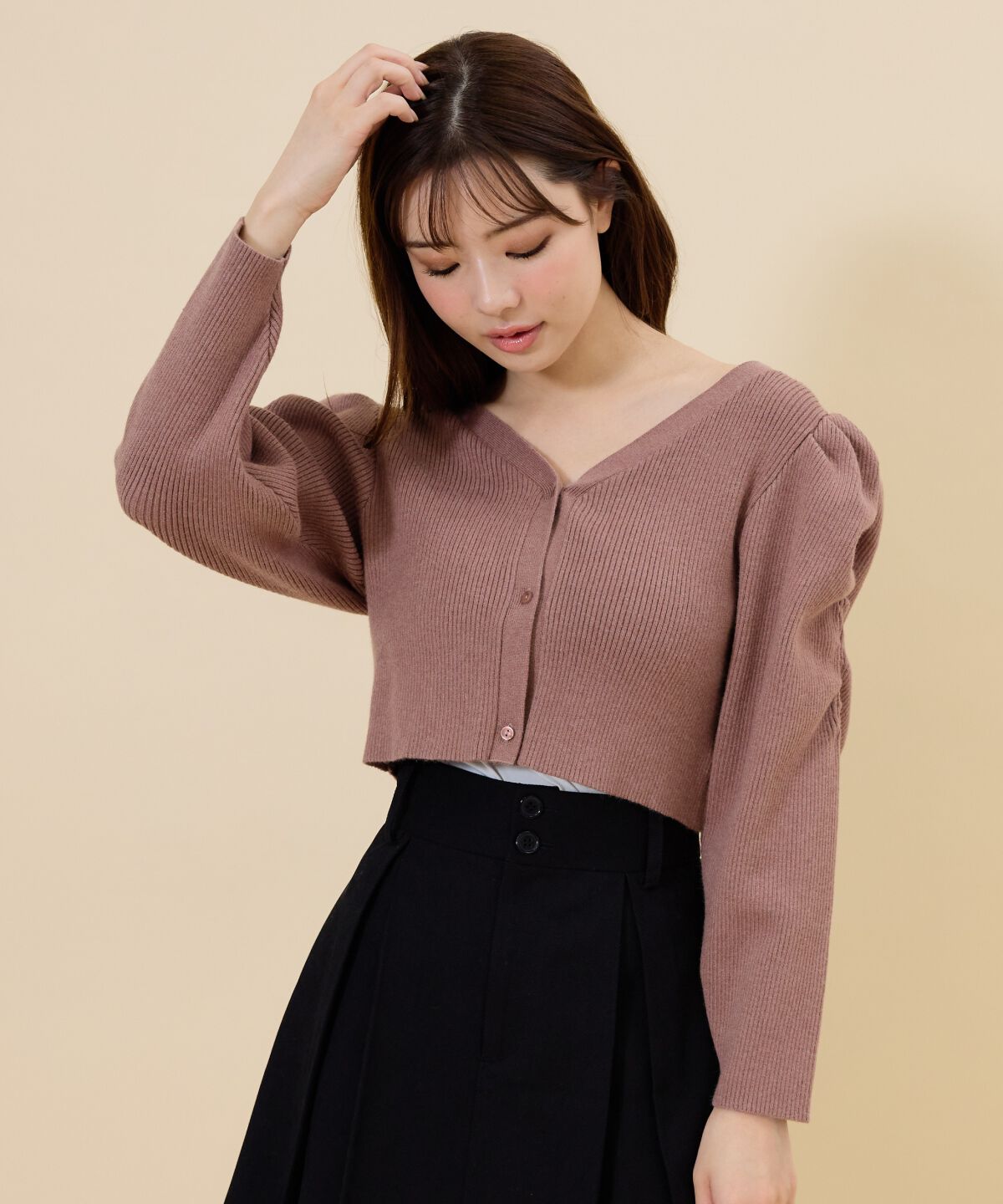 ファッションメンズなら|【レディアゼル/REDYAZEL】 ボリュームショルダーリブカーディガン