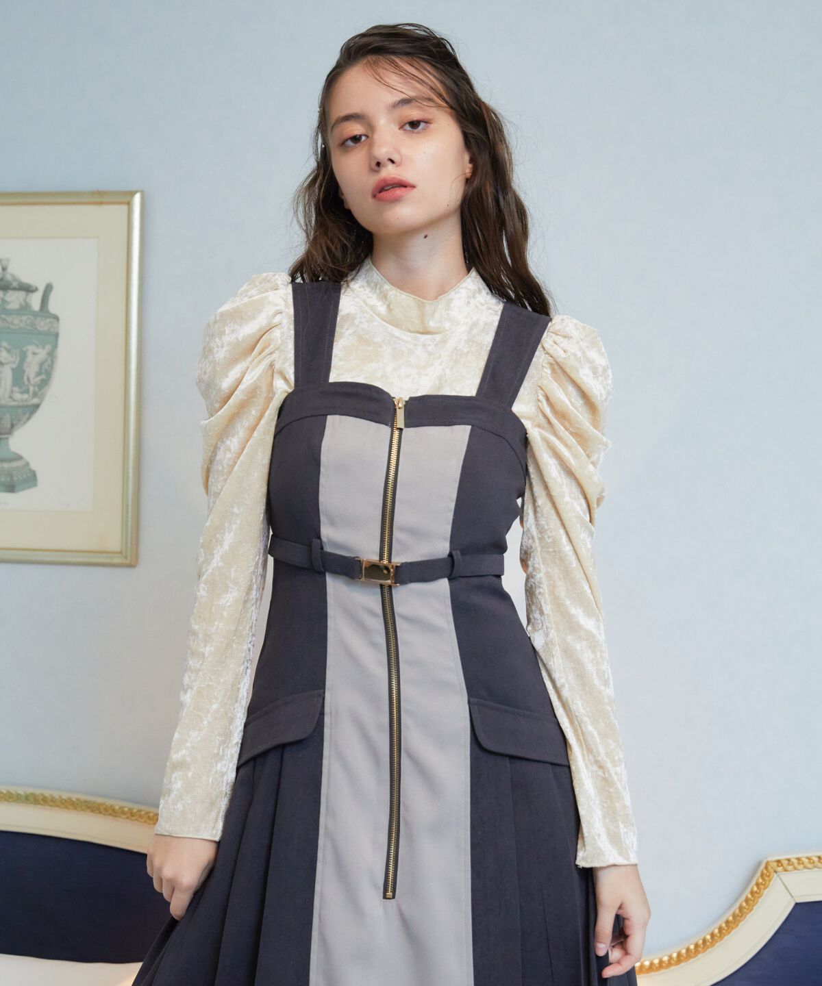 ファッションメンズなら|【レディアゼル/REDYAZEL】 ベロアチュールトップス