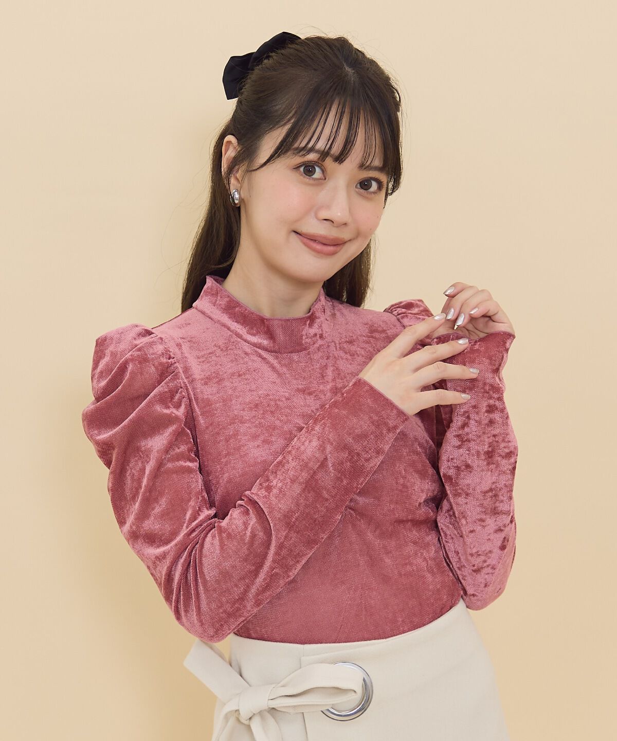 モテ系ファッションメンズ|【レディアゼル/REDYAZEL】 ベロアチュールトップス