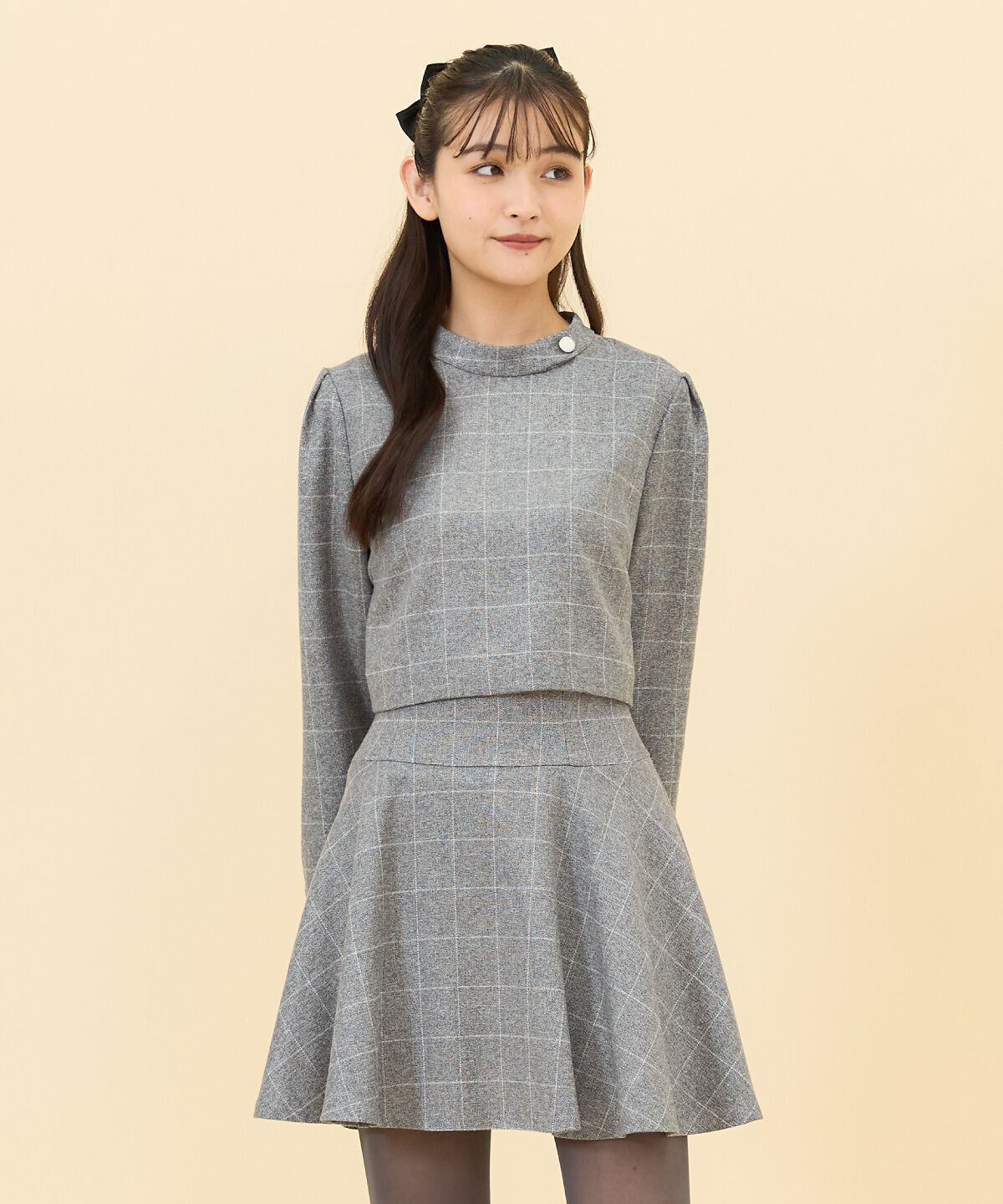 【レディアゼル/REDYAZEL】 チェックフレアミニスカート