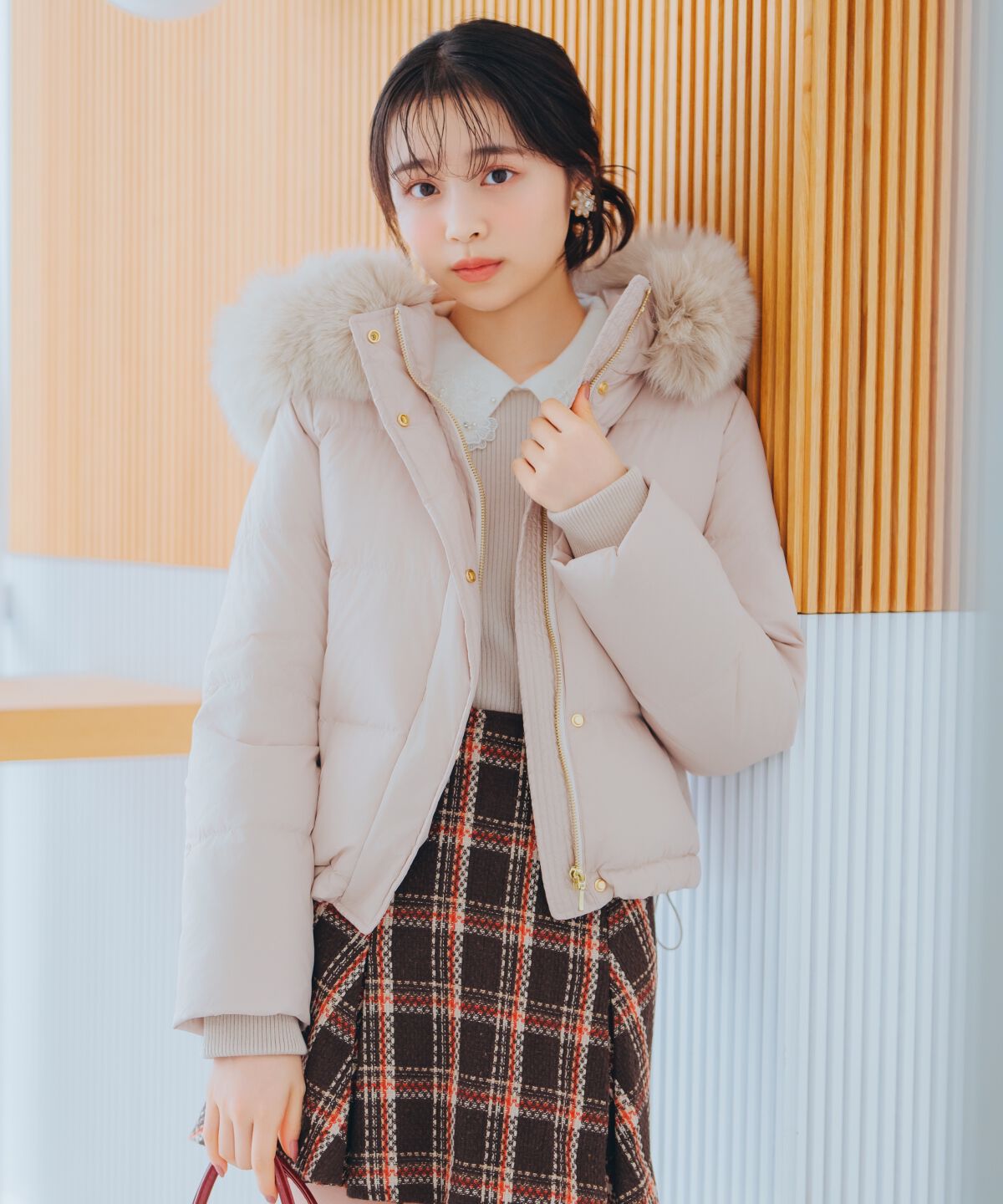 【ウィルセレクション/WILLSELECTION】 FOXファー付きショートダウン