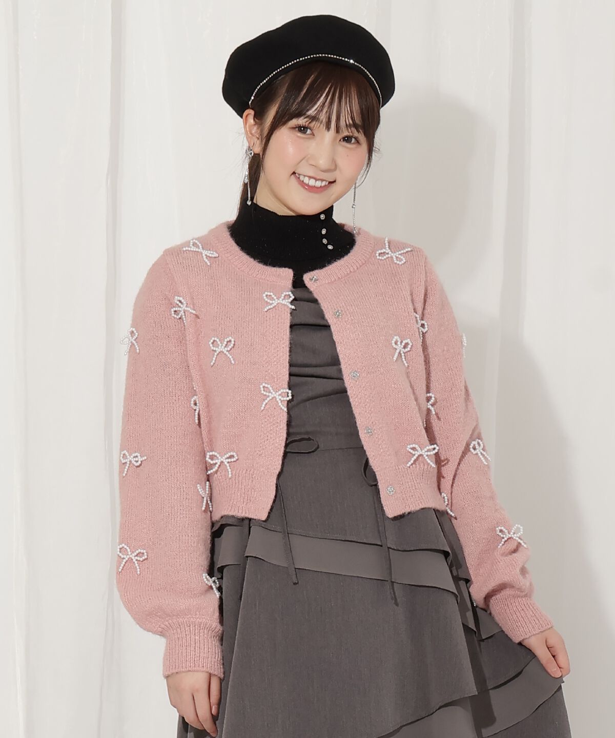 メンズファッションの一押し|【ウィルセレクション/WILLSELECTION】 リボンパーツ付きカーディガン