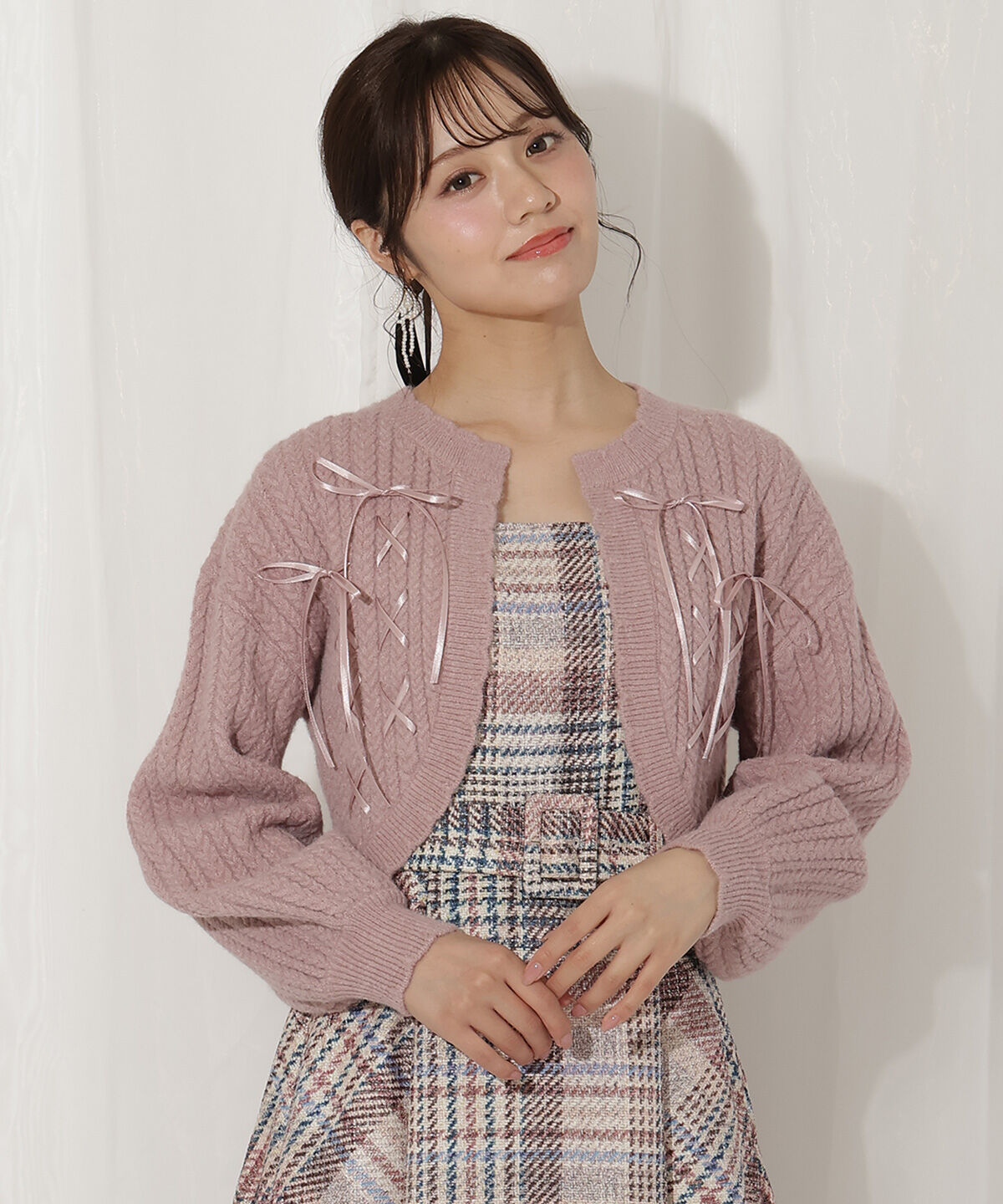 モテ系ファッションメンズ|【ウィルセレクション/WILLSELECTION】 ランダムリボンボレロ