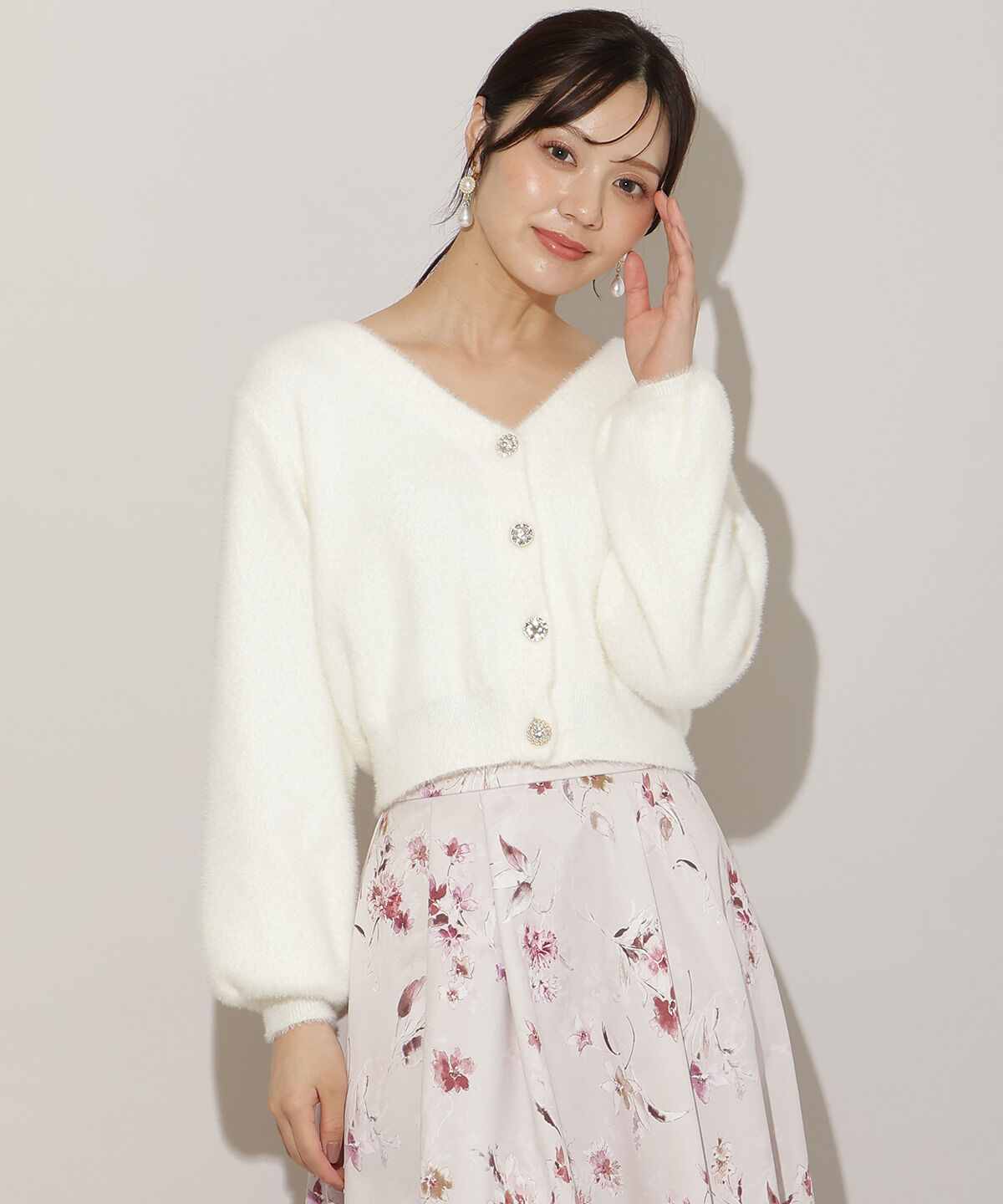 人気メンズファッション|【ウィルセレクション/WILLSELECTION】 アソートボタンラメフェザーカーディガン