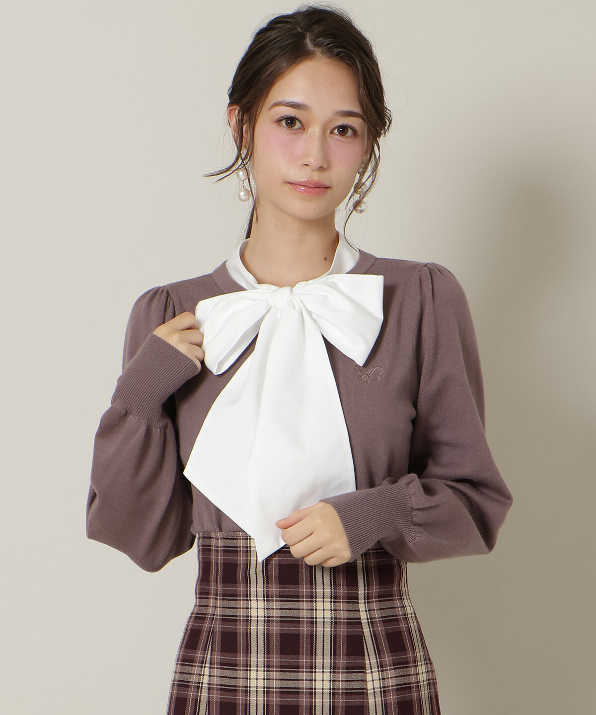 【ウィルセレクション/WILLSELECTION】 リボンドッキングプルオーバー