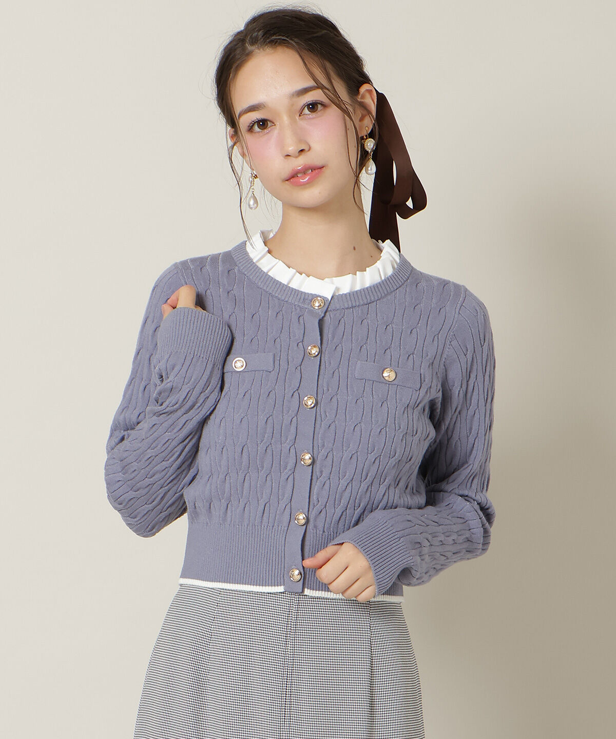 フェザーラメニットプルオーバー（emmi atelier）｜ルミネの