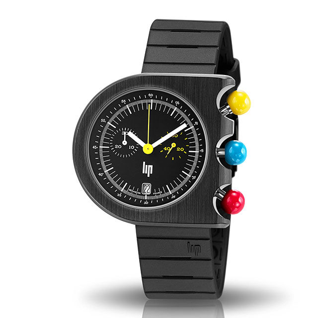 人気メンズファッション|【エイチエムエスウォッチストア/H°M'SWatchStore】 クロノグラフ 42mm ブラック ラバーバンド マッハ 2000