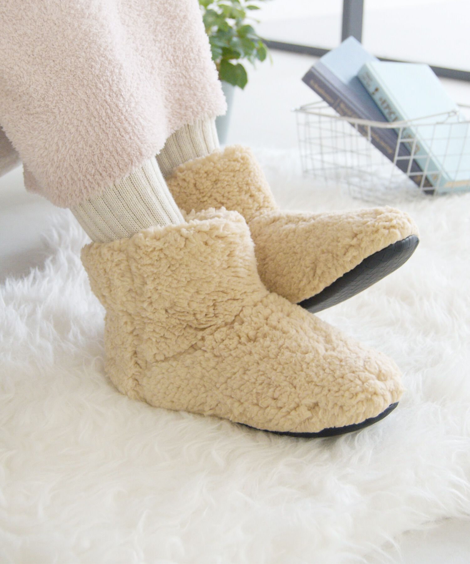 【オリエンタルトラフィック/ORiental TRaffic】 【WEB限定】 ボア ルームシューズ ブーツ/G-0011