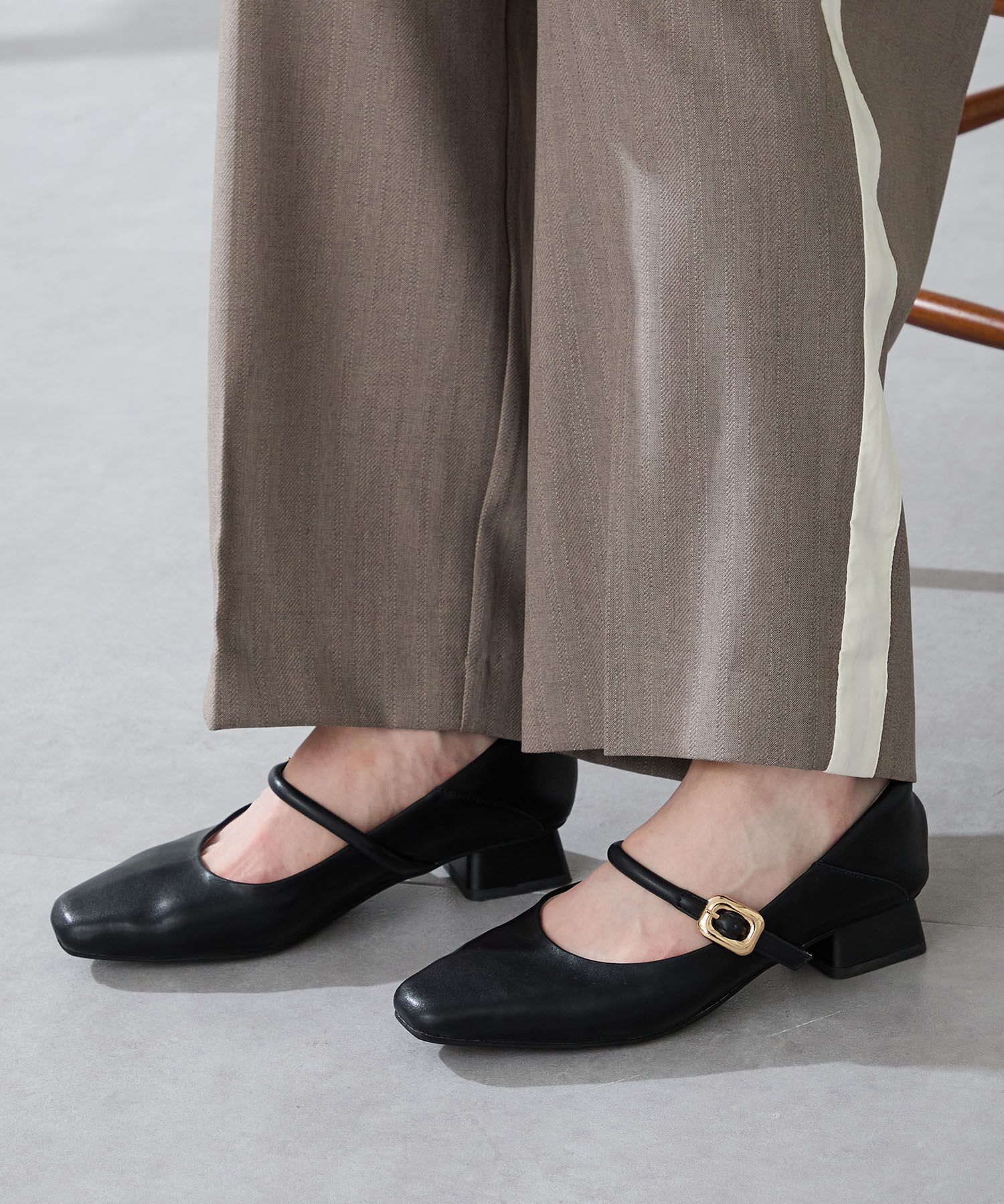 【オリエンタルトラフィック/ORiental TRaffic】 ●2025秋冬新作●スクエアトゥストラップバブーシュ/52303