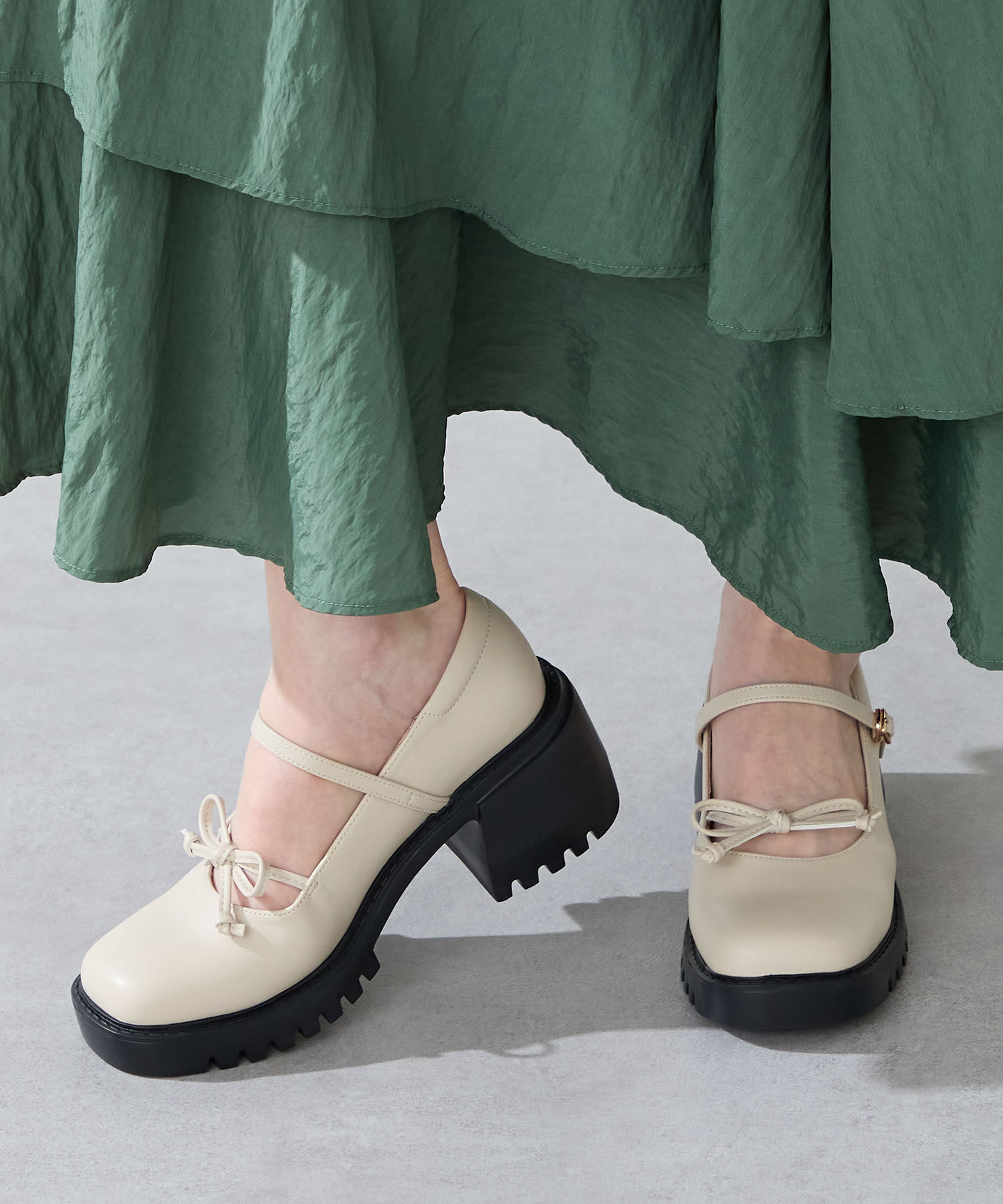 【オリエンタルトラフィック/ORiental TRaffic】 ●2025秋冬新作●リボンストラップメリージェーンシューズ/51309