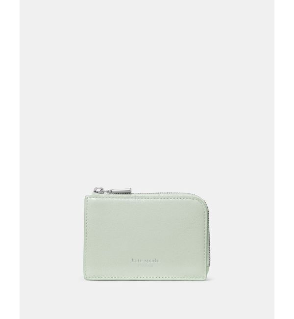 【ケイトスペードニューヨーク/kate spade new york】 パテント ミニ ジップ カード ケース