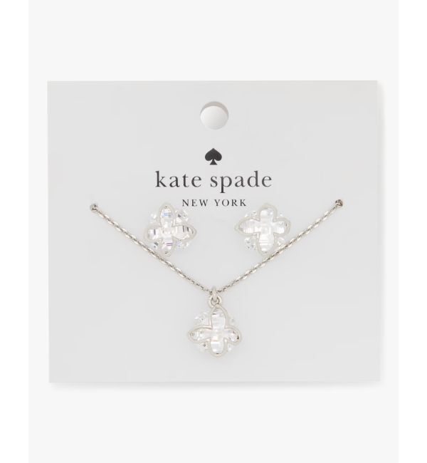 【ケイトスペードニューヨーク/kate spade new york】 サムシング スパークリー バタフライ ペンダント アンド ピアス セット