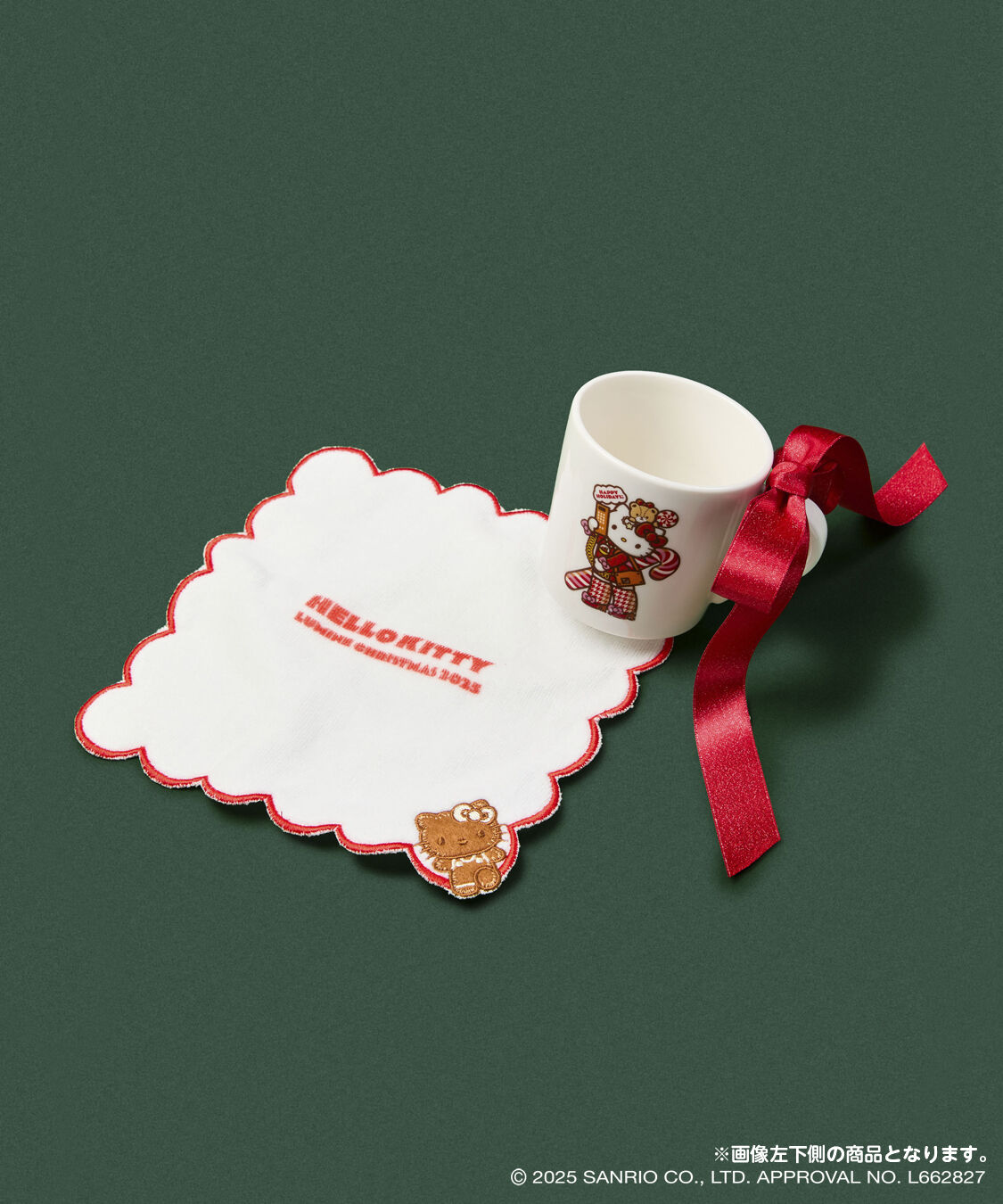 【ルミネクリスマス×ハローキティ　ポップアップショップ/LUMINE CHRISTMAS×HELLO KITTY POP UP SHOP】 ハンドタオル